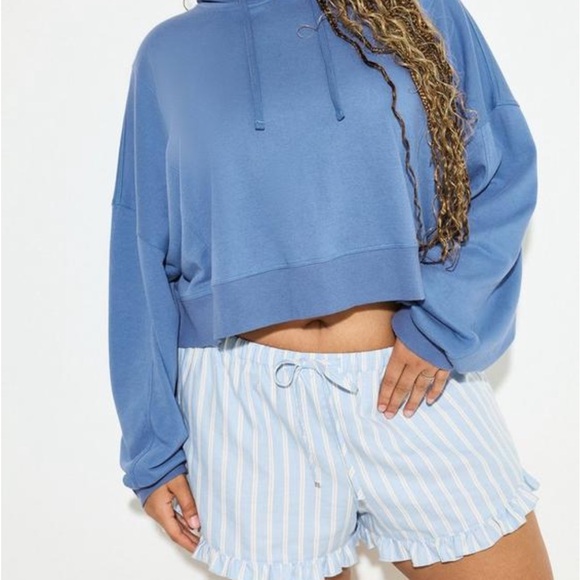 Torrid Lovesick Blue Women's Hoodie 1x - Picture 7 of 8